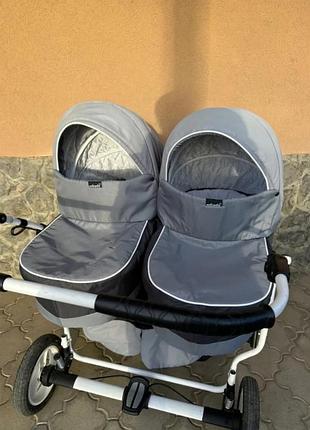 Продам коляску для двійні 3 в 1 мікадо в ідеальному стані.