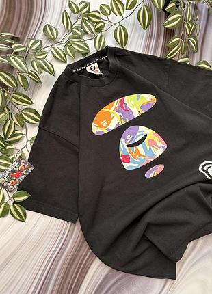 Оверсайз aape футболка l supreme style bape
