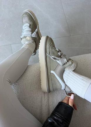Ugg lowmel sneakers olive grey 8