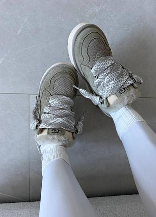Ugg lowmel sneakers olive grey 7