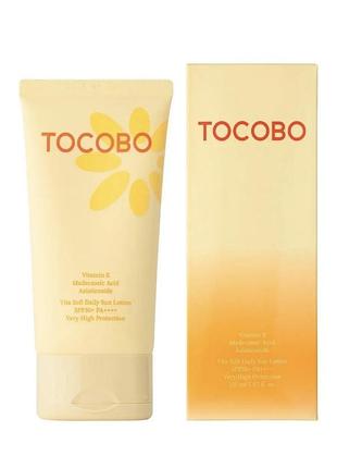 Легкий сонцезахисний лосьйон tocobo vita soft daily sun lotion, 150 мл