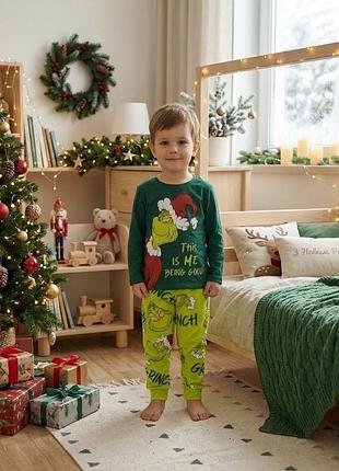 Новорічна піжама домашній костюм grinch
