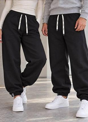 Unisex oversize 🔥🔥🔥супертеплые оверсайз джоггеры на меху ❄️❄️❄️ мужские женские