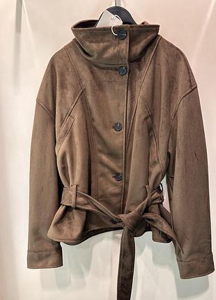 Куртка під замшу zara