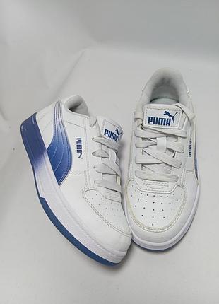 Puma white-blazing blue, детские