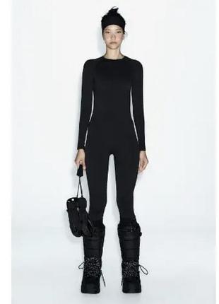 Лосіни жіночі zara ski collection чорні