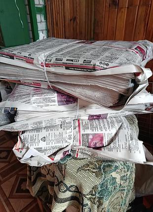Продам бу газеті. у пачці 200 шт. ціна за пачку.