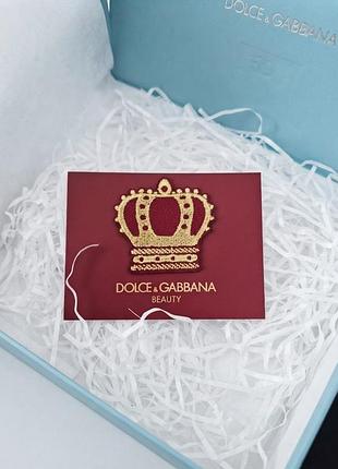 Нашивка самоклійна dolce & gabbana beauty crown patch (жіноча)