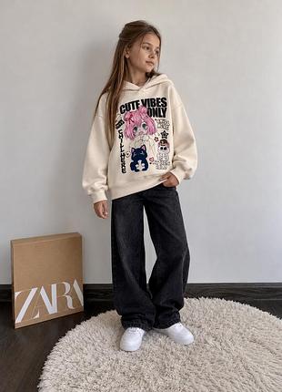 Худі з капюшоном теплий на утеплені zara