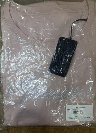 Нова футболка armani exchange xxl script logo 10