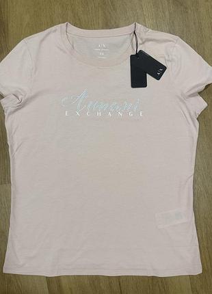 Нова футболка armani exchange xxl script logo 4