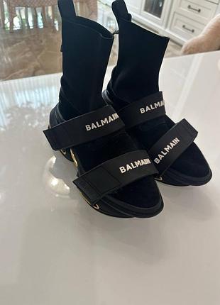Черевики жіночі balmain чорні 3
