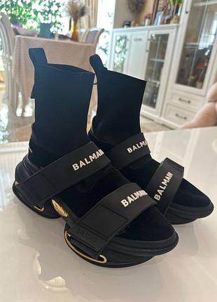 Черевики жіночі balmain чорні 5