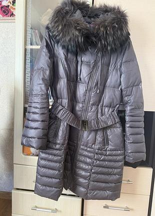 Пальто пуховик жіноче зима