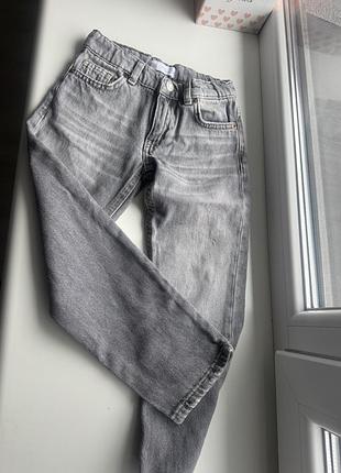 Джинси для хлопчика zara сірі 6 років