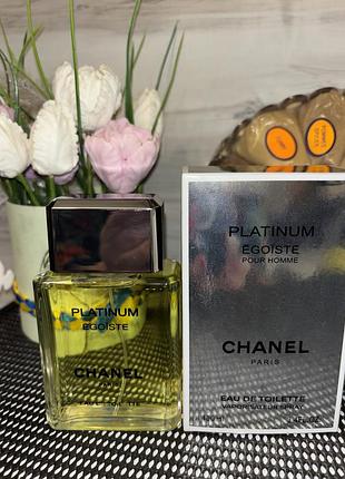 Увга! акція тільки 3 дні !!! туалетна вода чоловіча chanel egoiste platinum, 100 ml