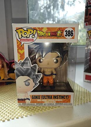 Funko pop anime set: luffy gear 5 #1607 + goku ultra instinct #386 (оригинал)