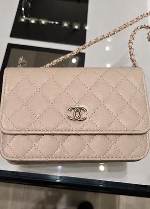 Сумка chanel wallet on chain (woc)