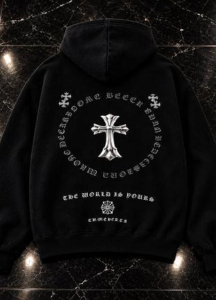 Худі chrome hearts унісекс | стильне худі оверсайз