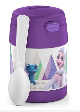 Дитячий термос для їжі thermos frozen 2 з нержавіючої сталі 295 мл з ложкою