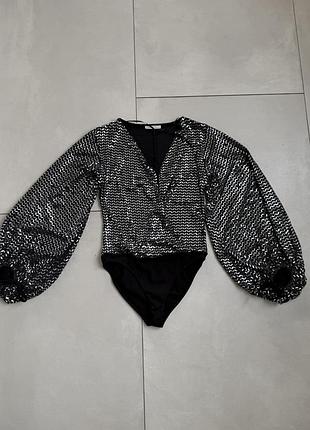 Боді святковий zara на м