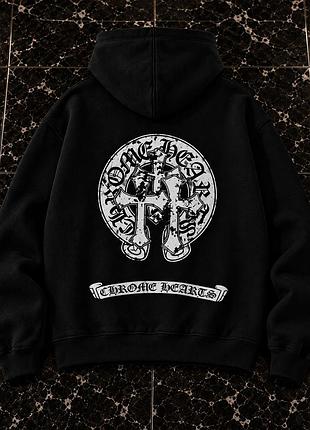 Худи chrome hearts унисекс | стильное худи оверсайз