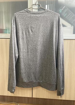 Лонгслів чоловічий nike standard fit сірий 4