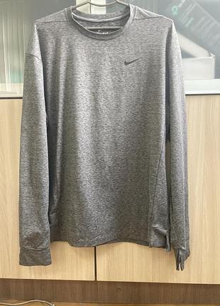 Лонгслів чоловічий nike standard fit сірий
