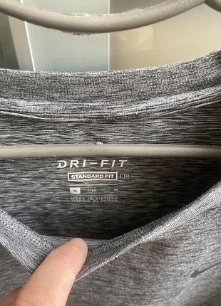 Лонгслів чоловічий nike standard fit сірий 3