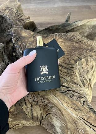 Туалетна вода trussardi black extreme 100мл для чоловіків