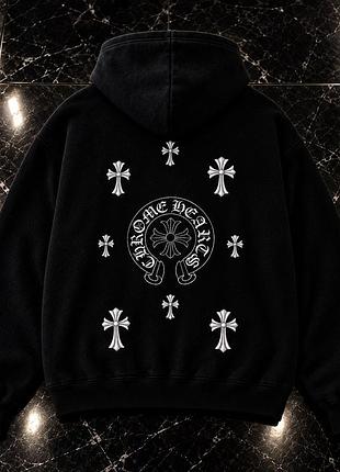 Худи chrome hearts унисекс | стильное худи оверсайз