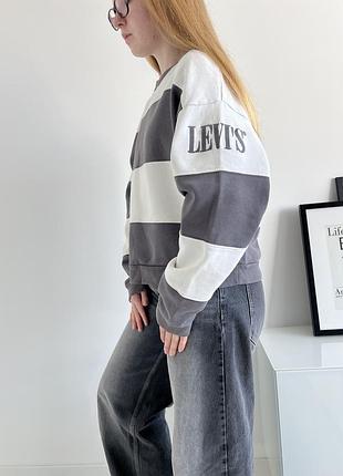 Оверсайз світшот у смужку levis 2