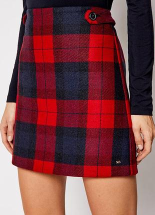 Спідниця tommy hilfiger вовняна в клітинку, розмір eu 42