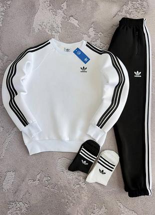 Чоловічий та жіночий світшот та штани adidas