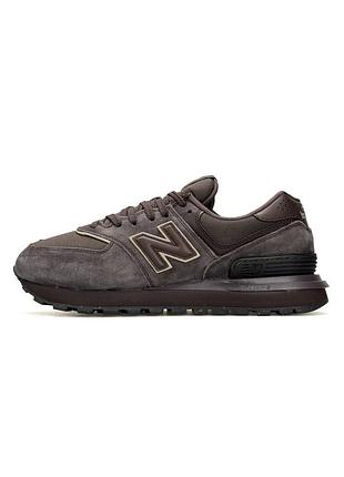 Кросівки чоловічі new balance 574 classic gtx chocolate brown