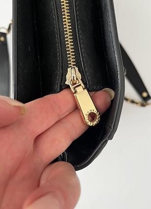 Dkny, чорна шкіряна сумка 5