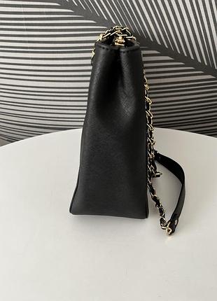Dkny, чорна шкіряна сумка 7