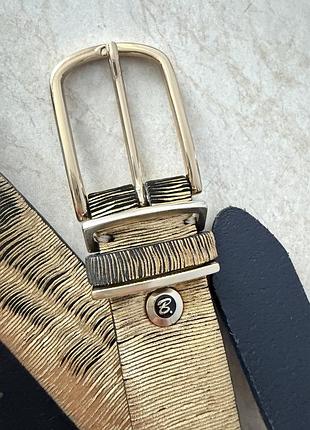 Кожаный брендовый пояс b.belt 6