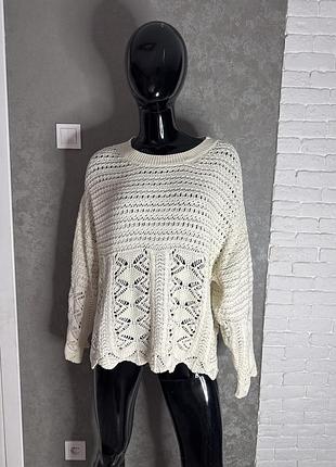 Ажурна кофта джемпер tu , xxxl 54р