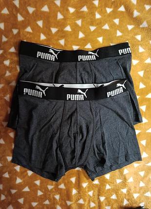 Труси боксери чоловічі puma, комплект 2 шт, s