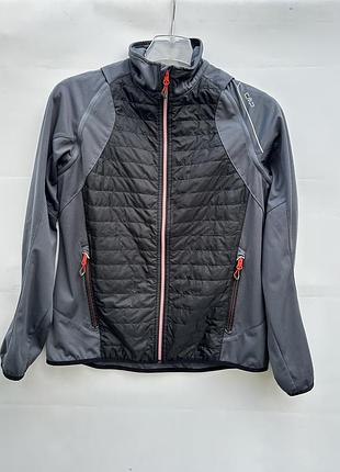 Жіноча гібридна куртка cmp woman jacket with detachable sleeves (модель 2-в-1 із рукавами, що відстібаються).