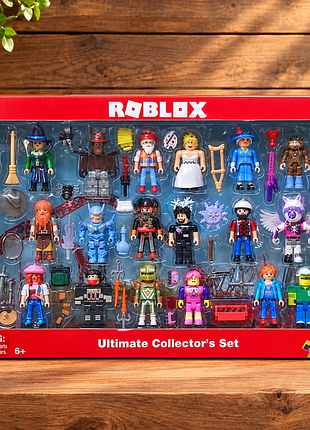 Великий набір фігурок roblox з предметами, іграшкові фігурки роблокс ultimate set 24 фігурки 7039-3