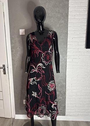 Сукня кроше плаття сітка на підкладці phase eight, xxxl 54р