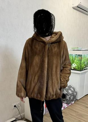 Жіноча шуба ego норкова золота
