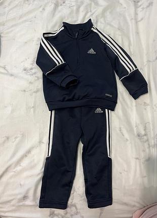 Спортивний костюм для хлопчика adidas синій 86 см