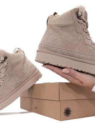 Ugg highmel sand ❄️ хутро ☝️натуральная замша, eva арт 16062