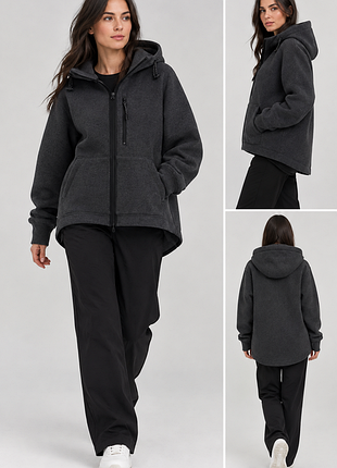 Теплая куртка худи tech fleece tu 9