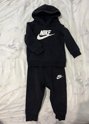 Спортивний костюм nike для хлопчиків, чорний, 74-80 см