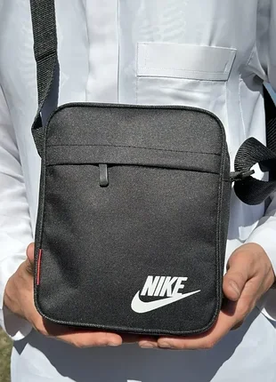 Сумка через плече nike спорт, барсетка чорна найк