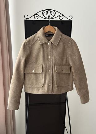 Жакет жіночий zara бежевий